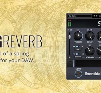 Eventide Spring Reverb plug-in audio fx iOS rec mix daw virtual software funky junk audiofader