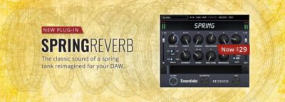 Eventide Spring Reverb plug-in audio fx iOS rec mix daw virtual software funky junk audiofader