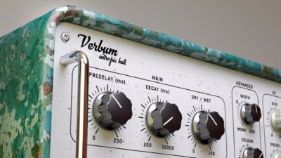 United Plugin Verbum plug-in audio daw software virtual audiofader