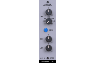 Analog Obsession SteQ plug-in audio daw software virtual audiofader