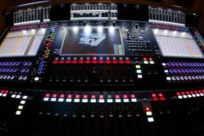 DiGiCo Artless Poole, Jr. sd7 mixer digital console live tv audiofader