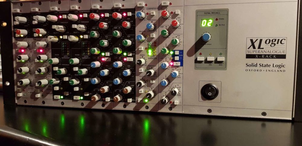 SSL XR418 Compressor hardware rack studio pro test audiofader