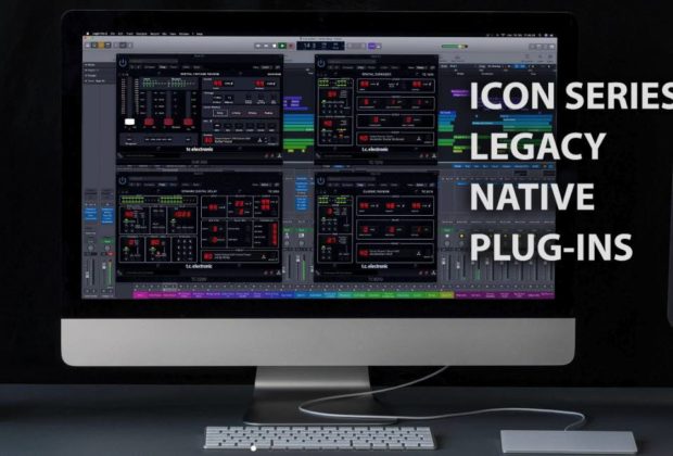 Tc Electronic Icon Series Legacy Native Plug-In audio daw software virtual reverb delay modulation audiofader