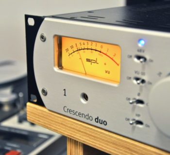 SPL Crescendo Duo hardware outboard preamp dual channel stereo stereo rec midi music audiofader