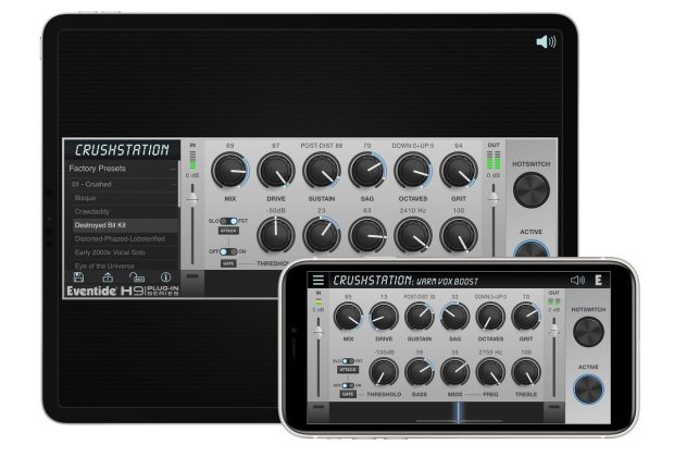 Eventide CrushStation h9 software plug-in daw virtual mix Mac desktop iOS ipad iphone audiofader