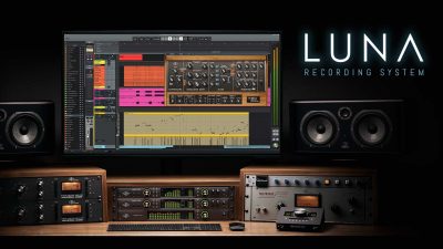 Universal Audio LUNA daw software virtual plug-in unison mix record producer music andrea scansani test audiofader