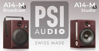 PSI Audio A14-M broadcast studio monitor studio obvan live rec music vdm group prezzo audiofader