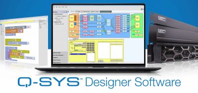 QSC Q-Sys hardware it system q-system exhibo audio video control audiofader