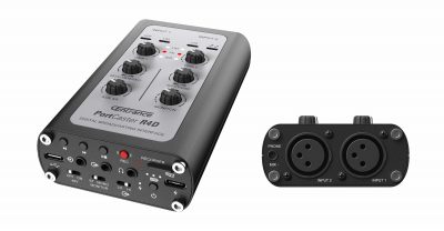 CEntrance PortCaster hardware studio live pro audio recording rec interfaccia player mobile iOS android macosx windows audiofader