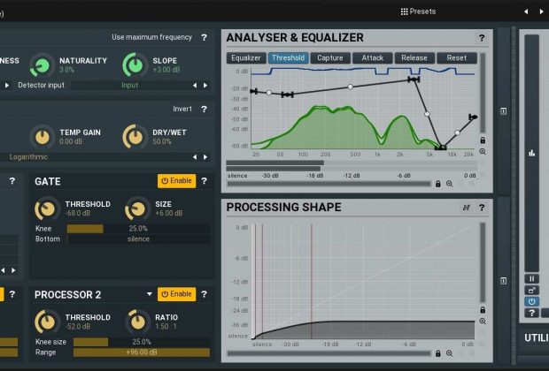 Melda Production MSpectralDynamicsLE software plug-in audio pro mix virtual audiofader dynamic