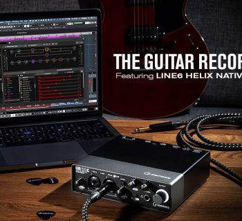 Steinberg Guitar Recording Kit interfaccia audio rec home studio cubase ur22c line6 helix audiofader