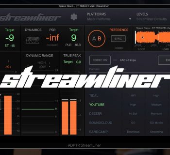 ADPTR Streamliner plugin alliance plug-in audio software daw mastering loudness audiofader pro