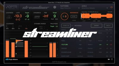 ADPTR Streamliner plugin alliance plug-in audio software daw mastering loudness audiofader pro