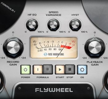 Fuse Audio Labs FLYWHEEL plug-in audio software daw mix mixing audiofader tape nastro