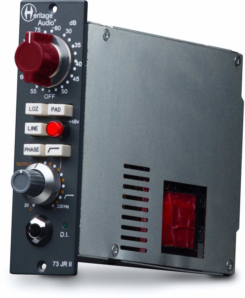 Heritage Audio 73 JR II preamp serie 500 api rec recording studio pro midi music audiofader