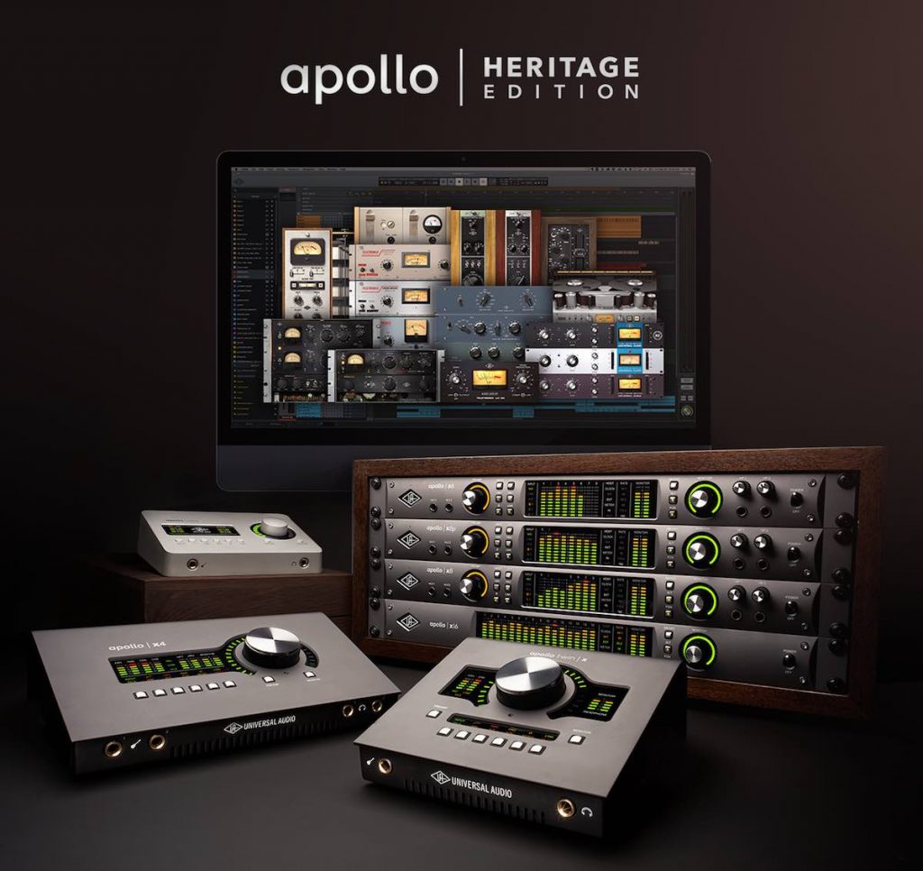 Universal Audio Apollo Heritage Edition hardware audio pro midiware studio uad plugin software audiofader