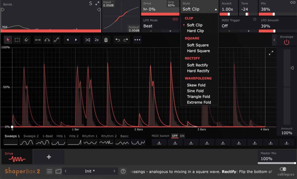 Cableguys DriveShaper plug-in audio edit test recensione vincenzo bellanova audiofader