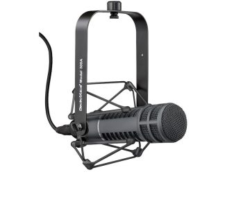 Electro-Voice RE20 mic microfono broadcast voce radio tv rec recording black leading tech audiofader