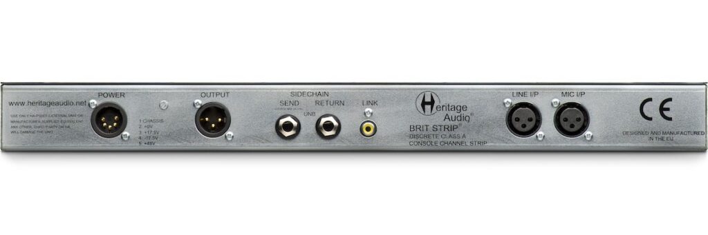 Heritage Audio BritStrip channel strip hardware outboard rack studio audio pro rec mix midi music audiofader