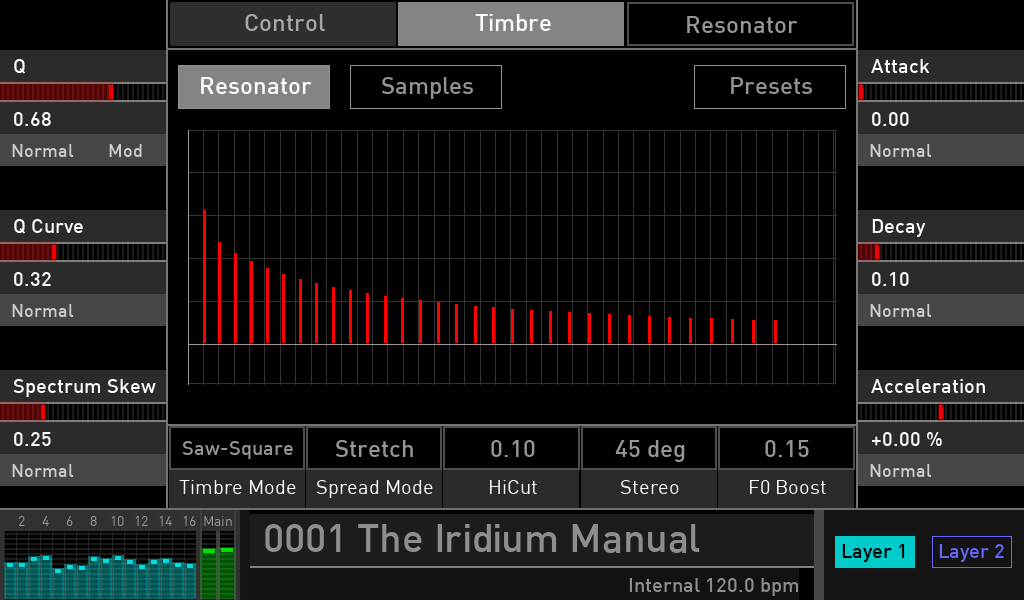 Waldorf Iridium filter bank programming opinions luca pilla audiofader