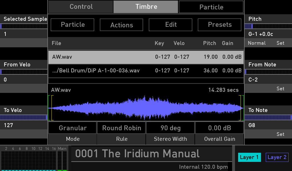 Waldorf Iridium sampler review luca pilla audiofader