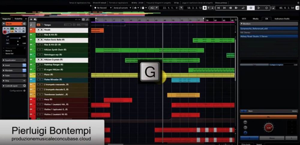 tutorial steinberg cubase daw software zoom videotutorial pierluigi bontempi audiofader