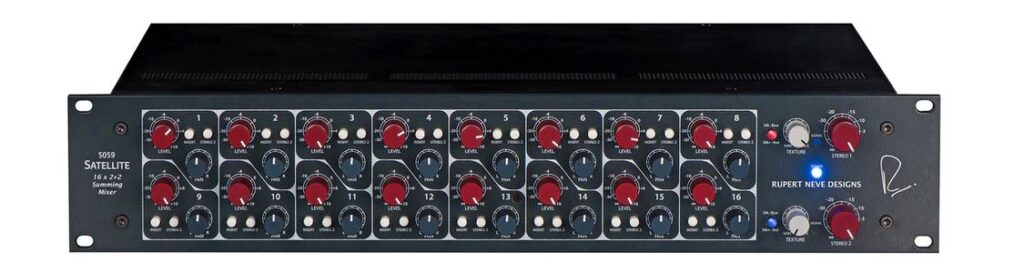 RND Satellite 5059 rupert neve audio pro studio hardware outboard summing sommatore mixer midiware audiofader