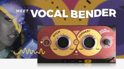 Waves Vocal Bender software plug-in audio vox pitch correction audiofader mixing