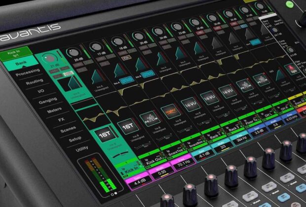 Allen&Heath Avantis firmware update software mixer live hardware exhibo audiofader