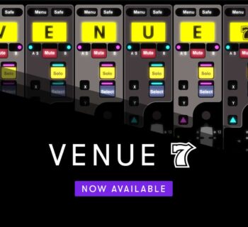 Avid Venue 7mixer digital aggiornamento firmware live audio hardware pro audiofader