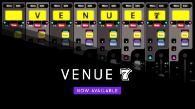 Avid Venue 7mixer digital aggiornamento firmware live audio hardware pro audiofader