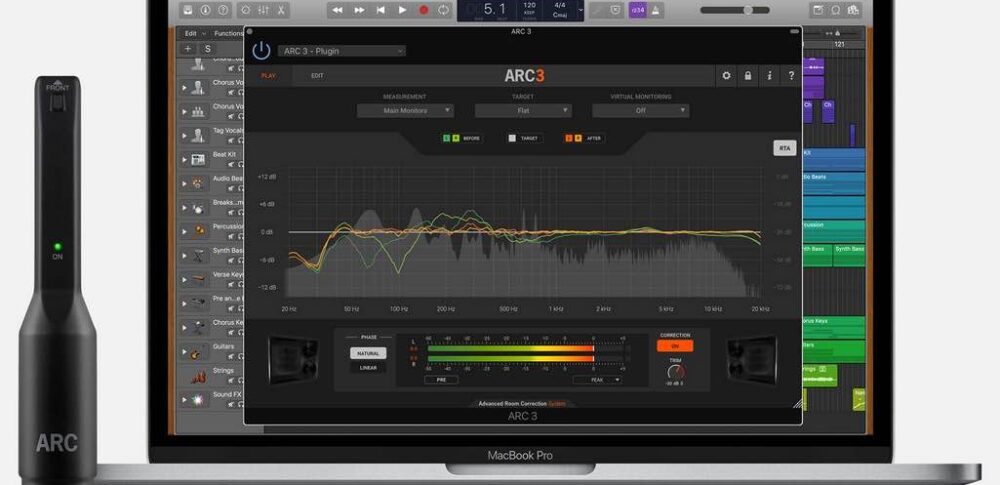 IK Multimedia ARC 3 correzione acustica hardware software mic studio home pro audio monitor speaker test review andrea scansani audiofader