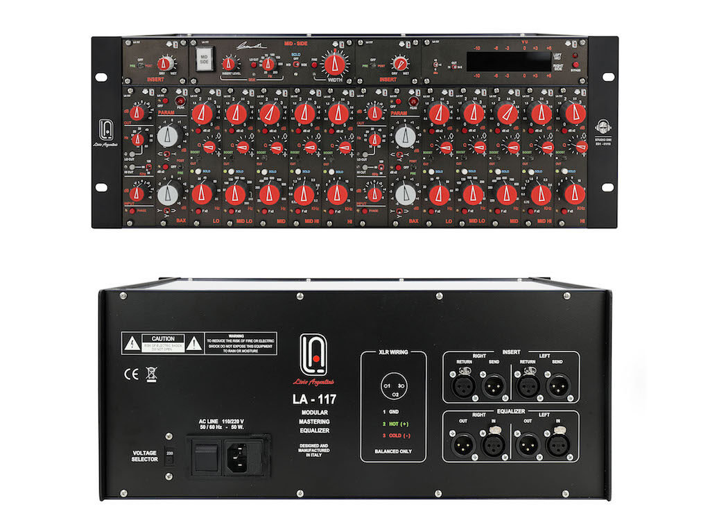 Livio Argentini LA-117 hardware outboard eq mastering studio dmi luca pretolesi audio pro audiofader