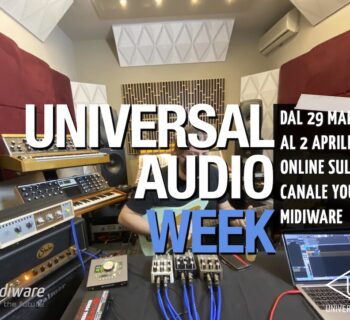 Universal Audio Week midiware online youtube enrico cosimi uad plug-in software daw audio pro audiofader