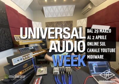 Universal Audio Week midiware online youtube enrico cosimi uad plug-in software daw audio pro audiofader