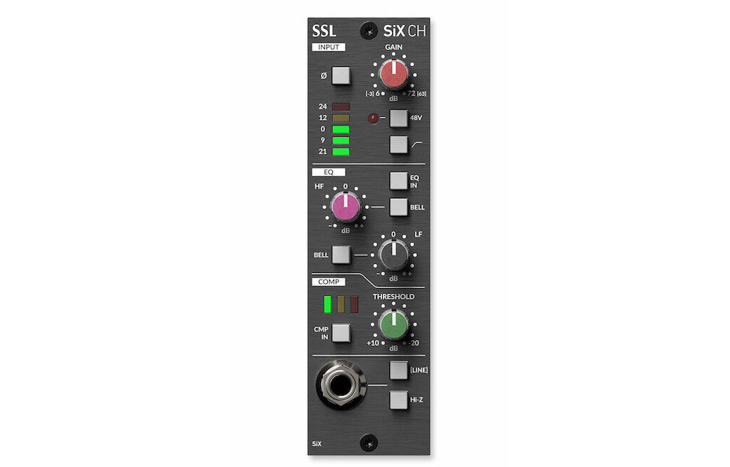 SSL 500 SiX CH hardware outboard rack midiware audiofader