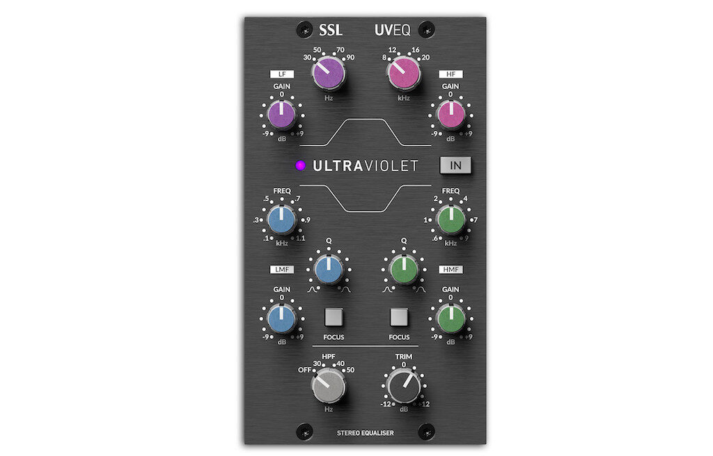 SSL 500 Ultra Violet EQ hardware outboard rack midiware audiofader