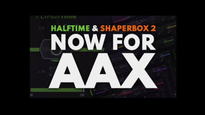 Cableguys Halftime Shaperbox AAX plug-in audio mix audiofader