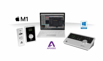 Apogee One Duet Quartet interfaccia audio mobile desktop mac windows recording mixing soundwave audiofader