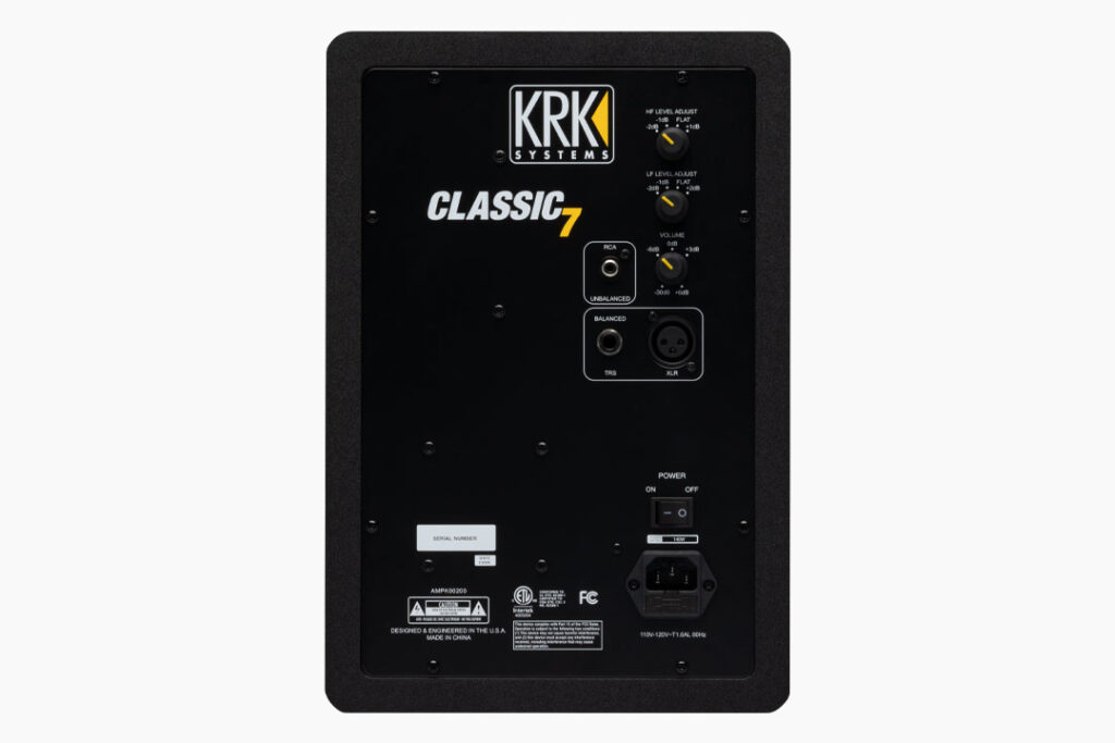 KRK Classic 7 monitor audio speaker home project pro studio mixing recording dj point mpi electronics audiofader