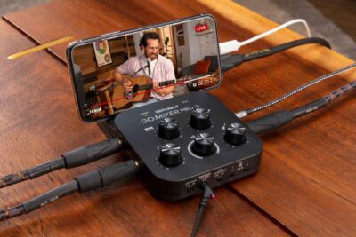 Roland GOMixer Pro-X interfaccia audio mobile recording live broadcast hardware audiofader