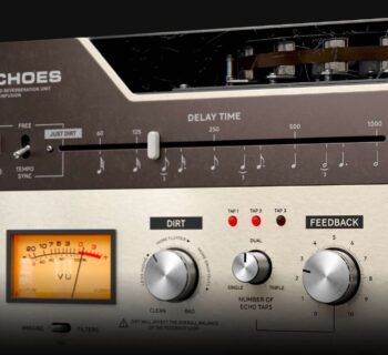 Softube Tape Echoes software plug-in audio mixing delay midiware audiofader