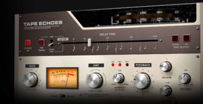 Softube Tape Echoes software plug-in audio mixing delay midiware audiofader