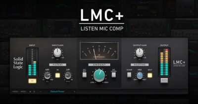 SSL LMC+ plug-in software daw mixing compressor audiofader midiware