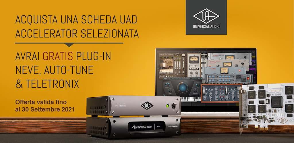 Uad Satellite Promo octo quad acceleratore dsp hardware rec mix mastering itb plug-in universal audio midiware audiofader