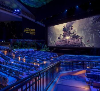 QSC jungle cruise premiere disney movie impianto pa pro audio exhibo audiofader