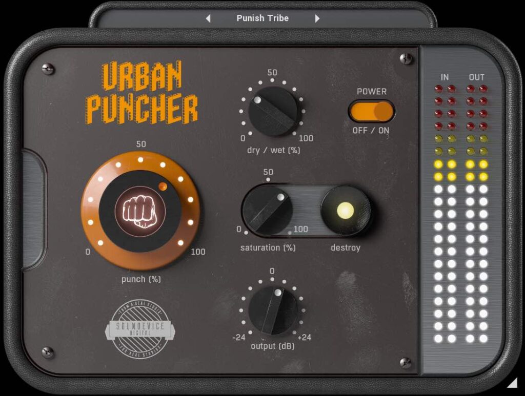 United Plugins Urban Puncher plug-in audio software daw mixing audiofader