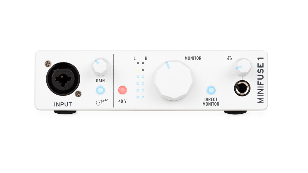 Arturia MiniFuse 1 interfaccia audio compatta portatile studio home recording producer pc mac midiware audiofader audiofuse