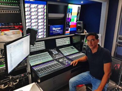 SSL Mediaset broadcast superficie di controllo hardware digital tv audiofader