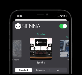 Acustica Audio Sienna Rooms app 3d cuffie ascolto hedphones mobile ios audiofader